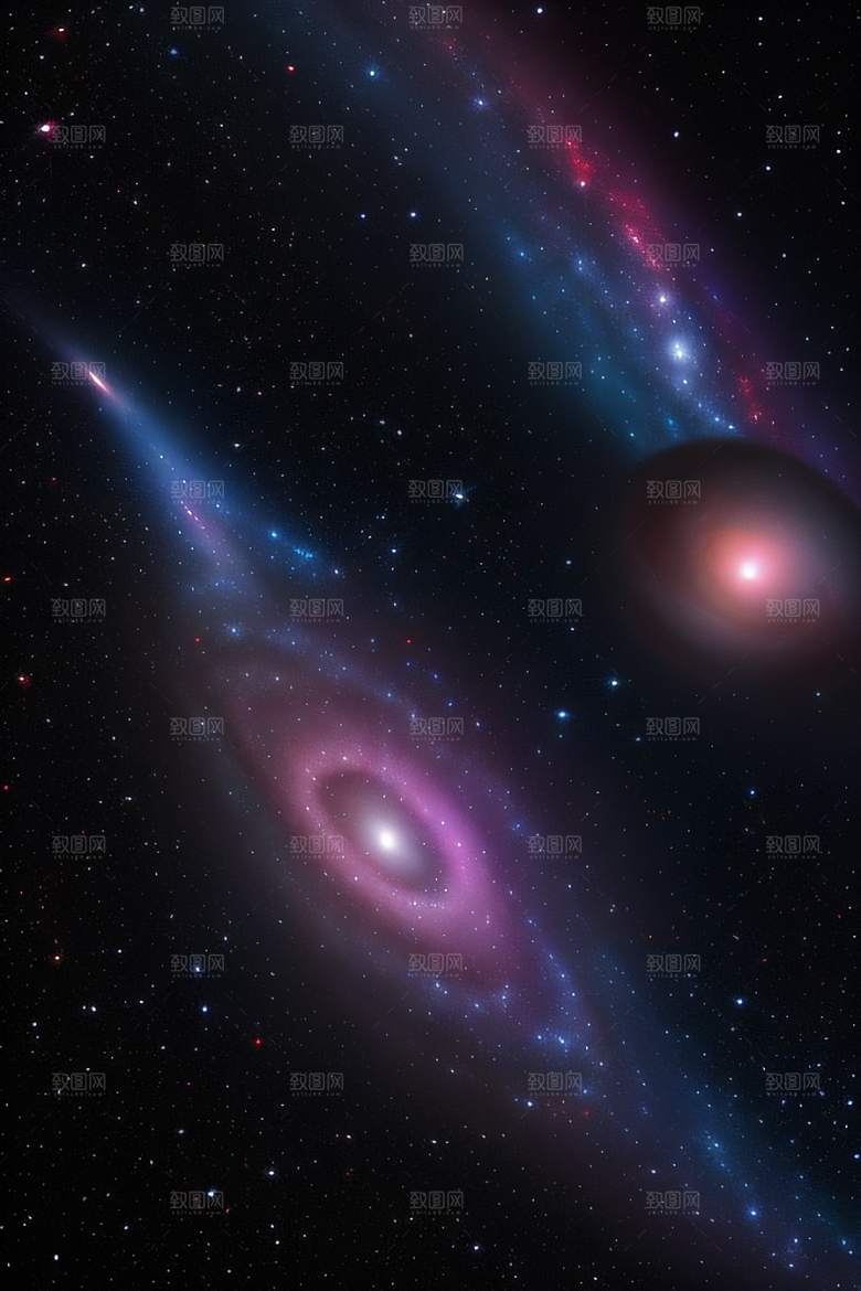 星空幻境宇宙超现实艺术风格