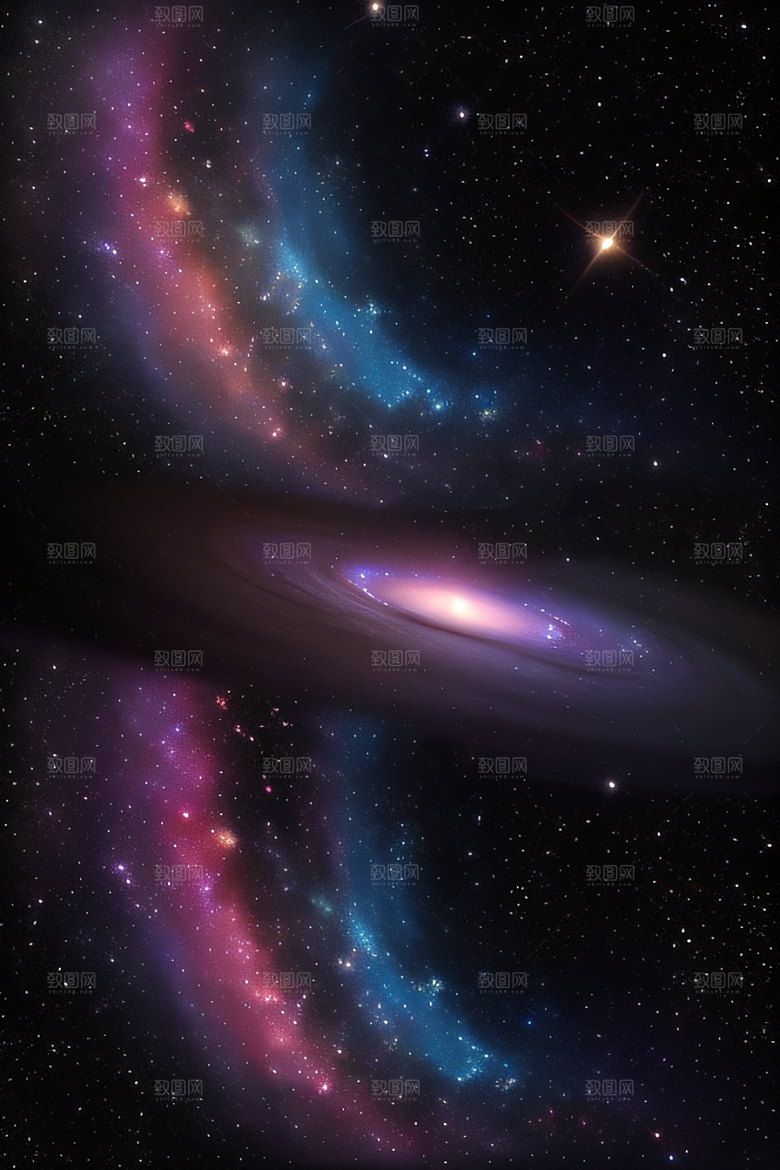 星空幻境宇宙超现实艺术风格