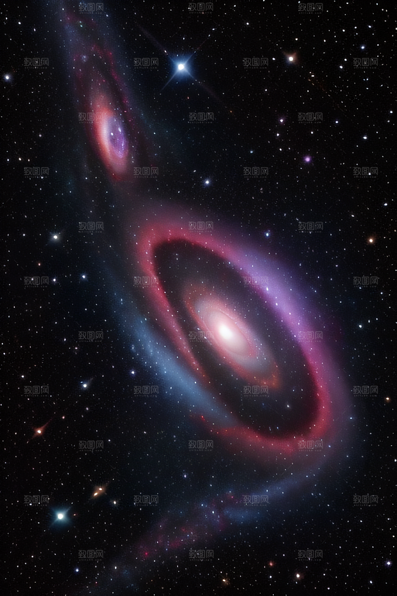 宇宙幻景超现实主义宇宙插画风格