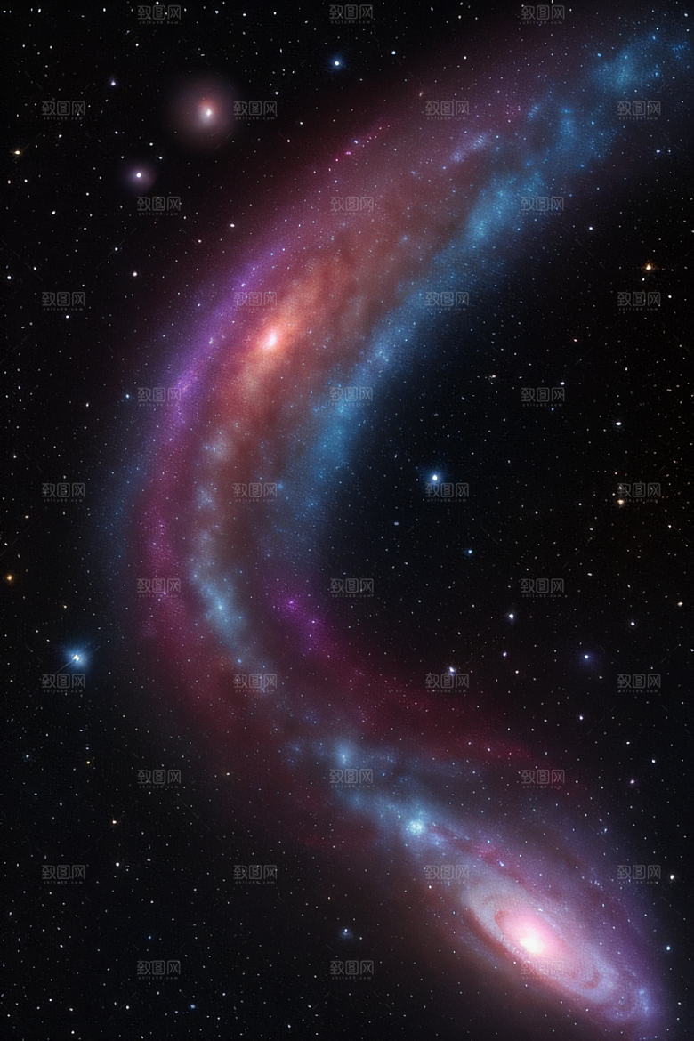 宇宙幻景超现实主义宇宙插画风格