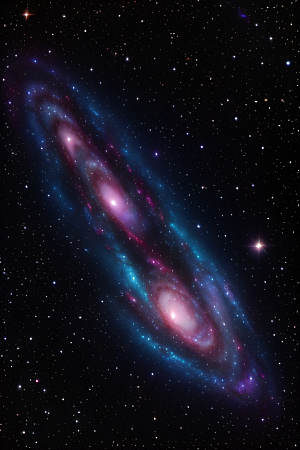 宇宙幻景超现实主义宇宙插画风格