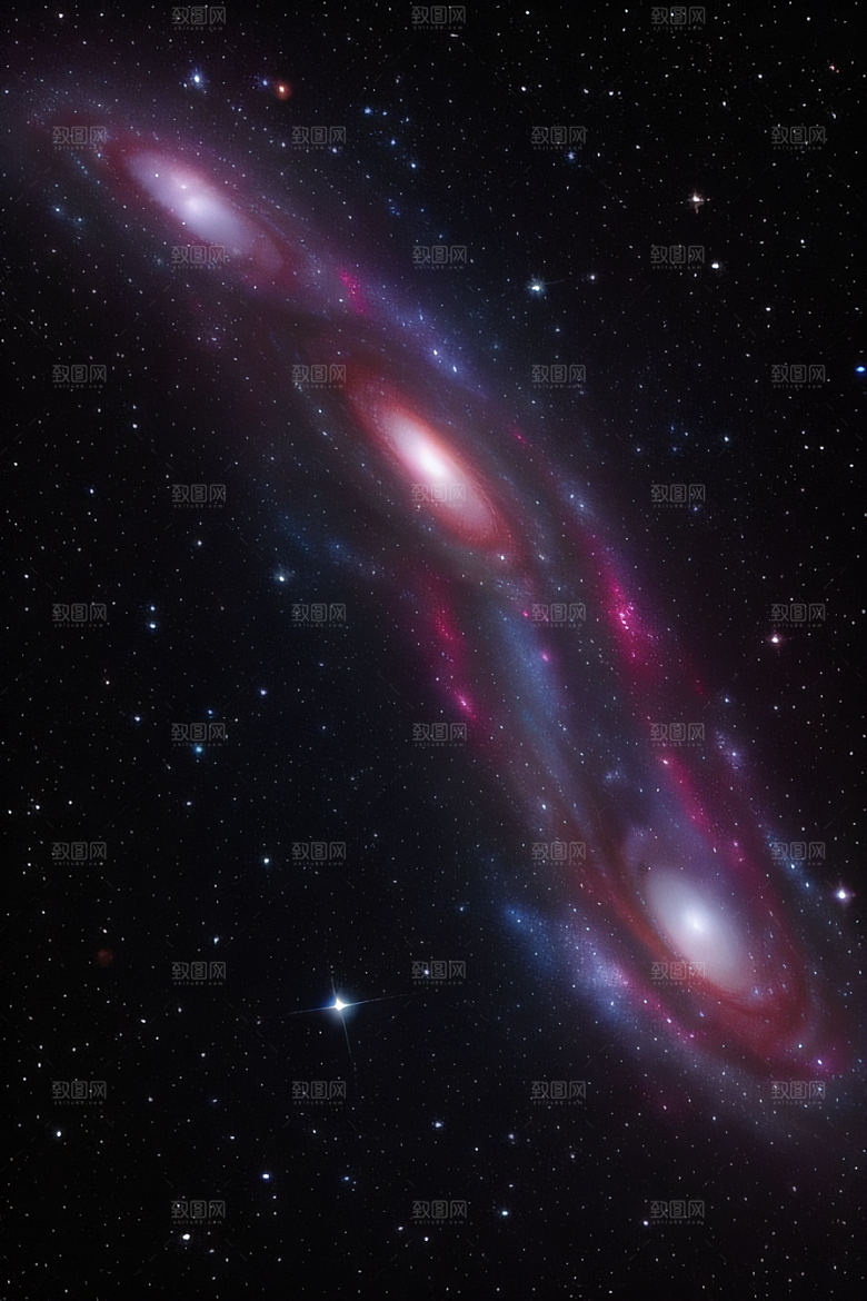 宇宙幻景超现实主义宇宙插画风格