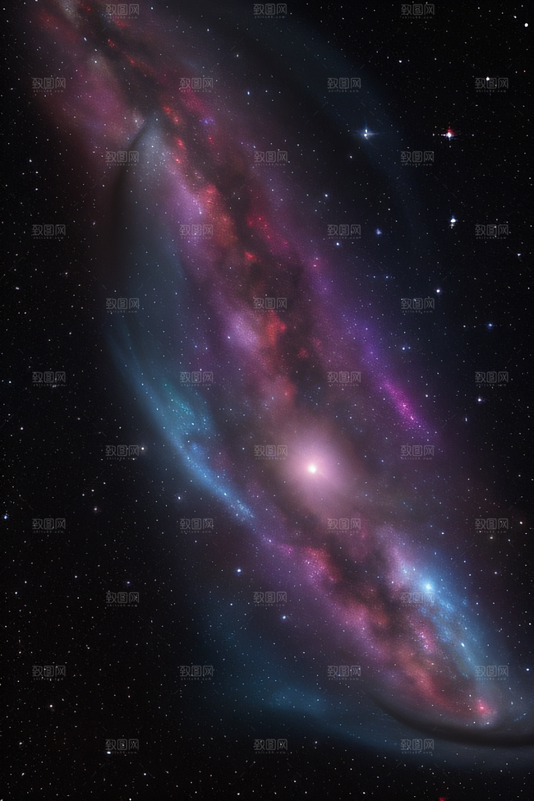 宇宙幻景超现实主义宇宙插画风格