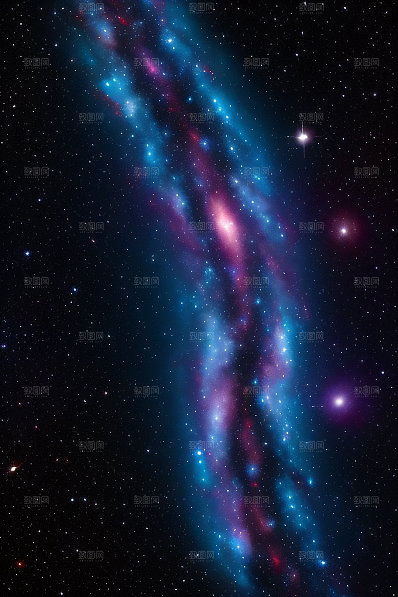 天体舞蹈宇宙幻境绘画风格