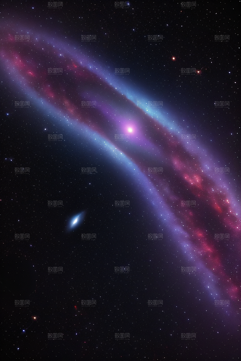 天体舞蹈宇宙幻境绘画风格