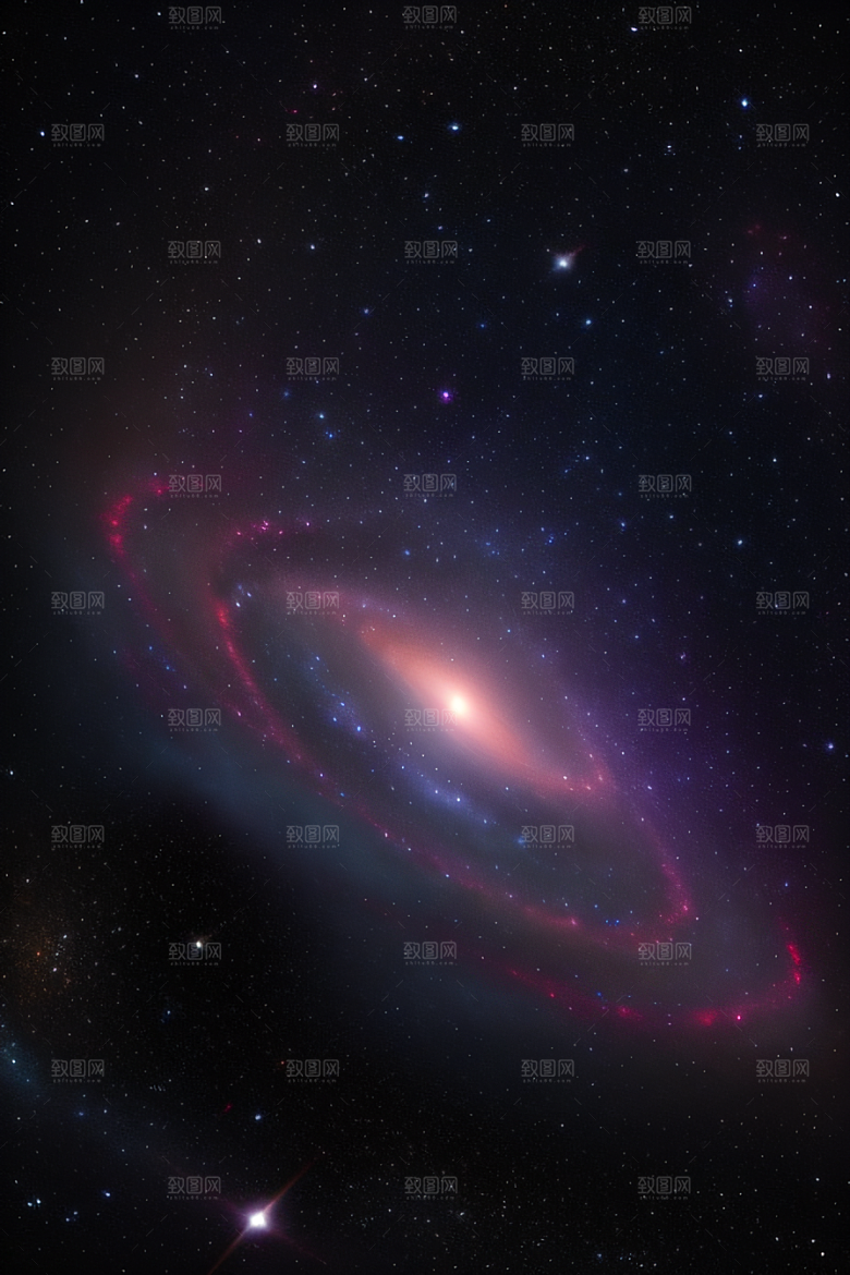 天体舞蹈宇宙幻境绘画风格