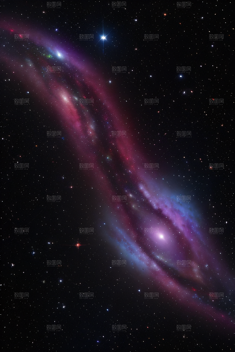 天体舞蹈宇宙幻境绘画风格