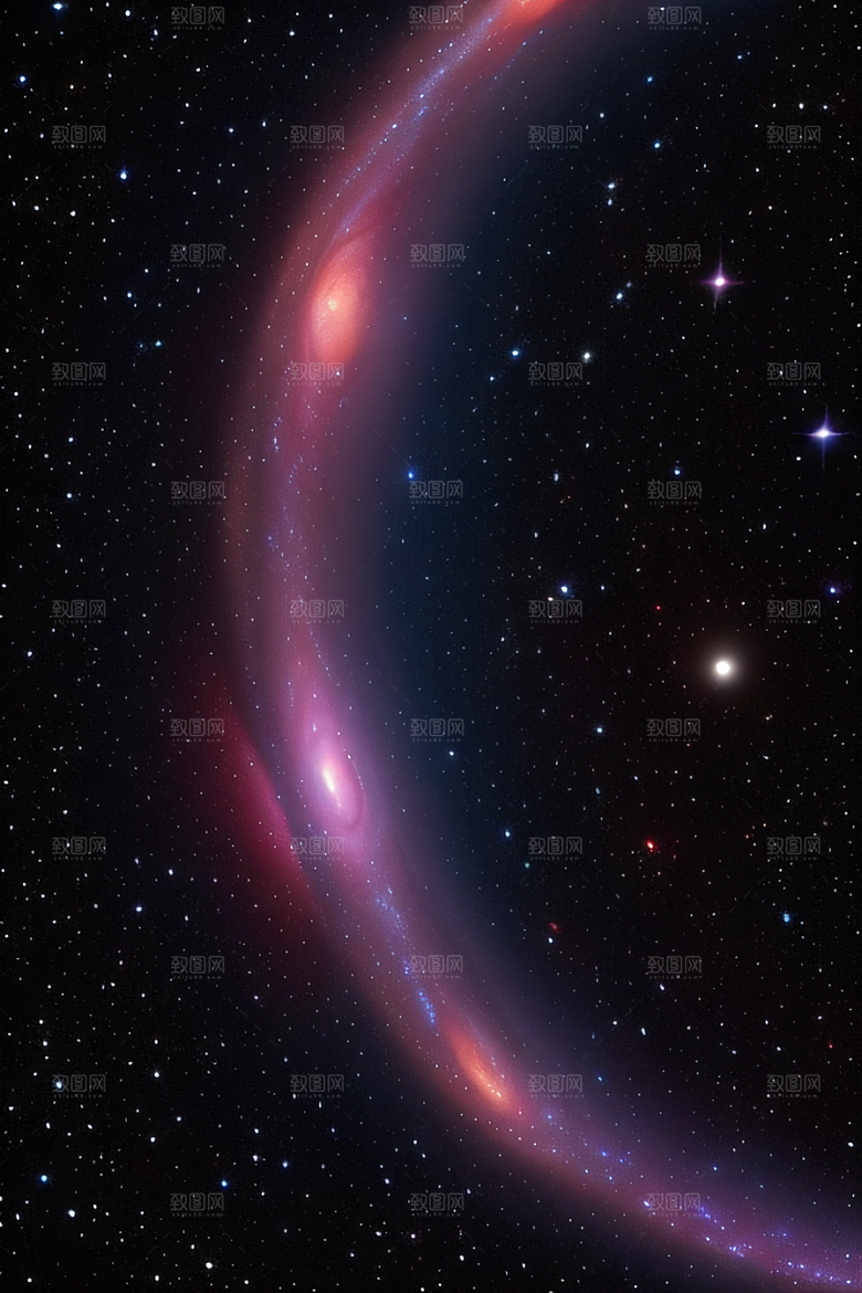 天体舞蹈宇宙幻境绘画风格