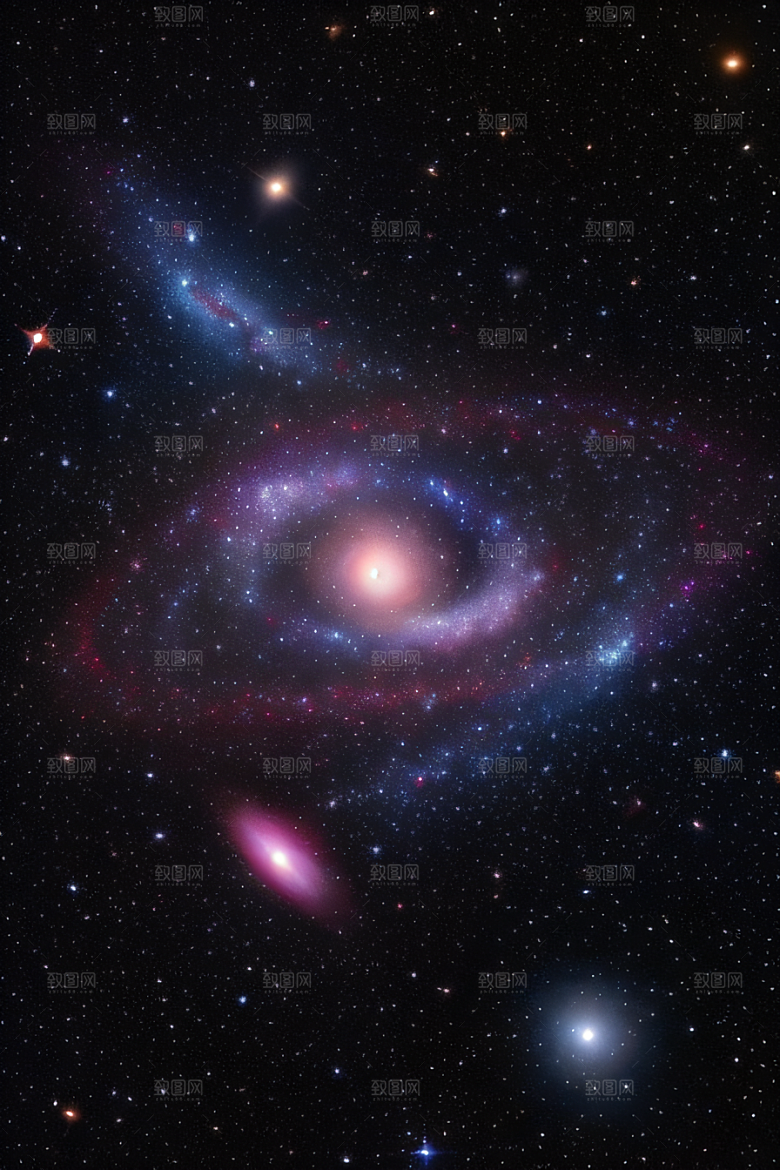 天体舞蹈宇宙幻境绘画风格
