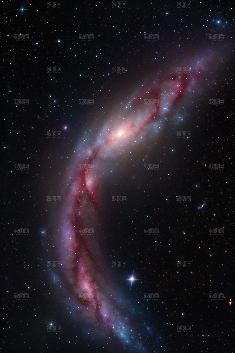 天体舞蹈宇宙幻境绘画风格