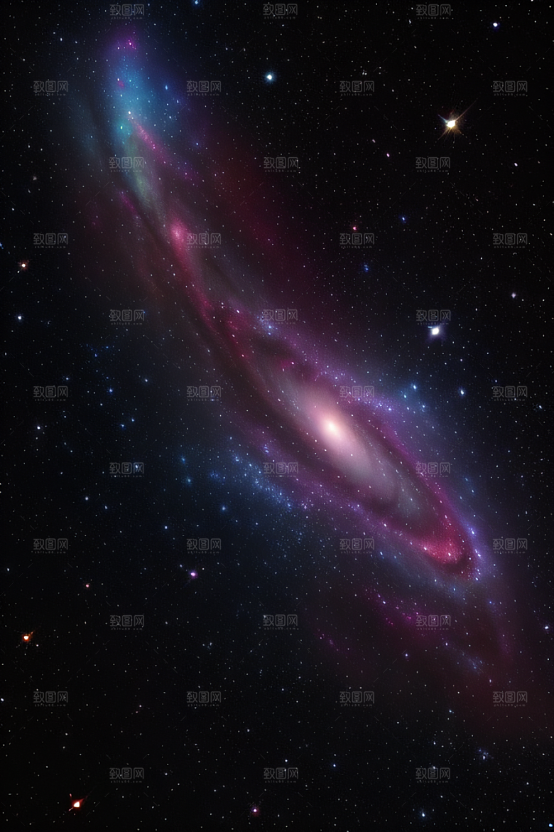 天体舞蹈宇宙幻境绘画风格
