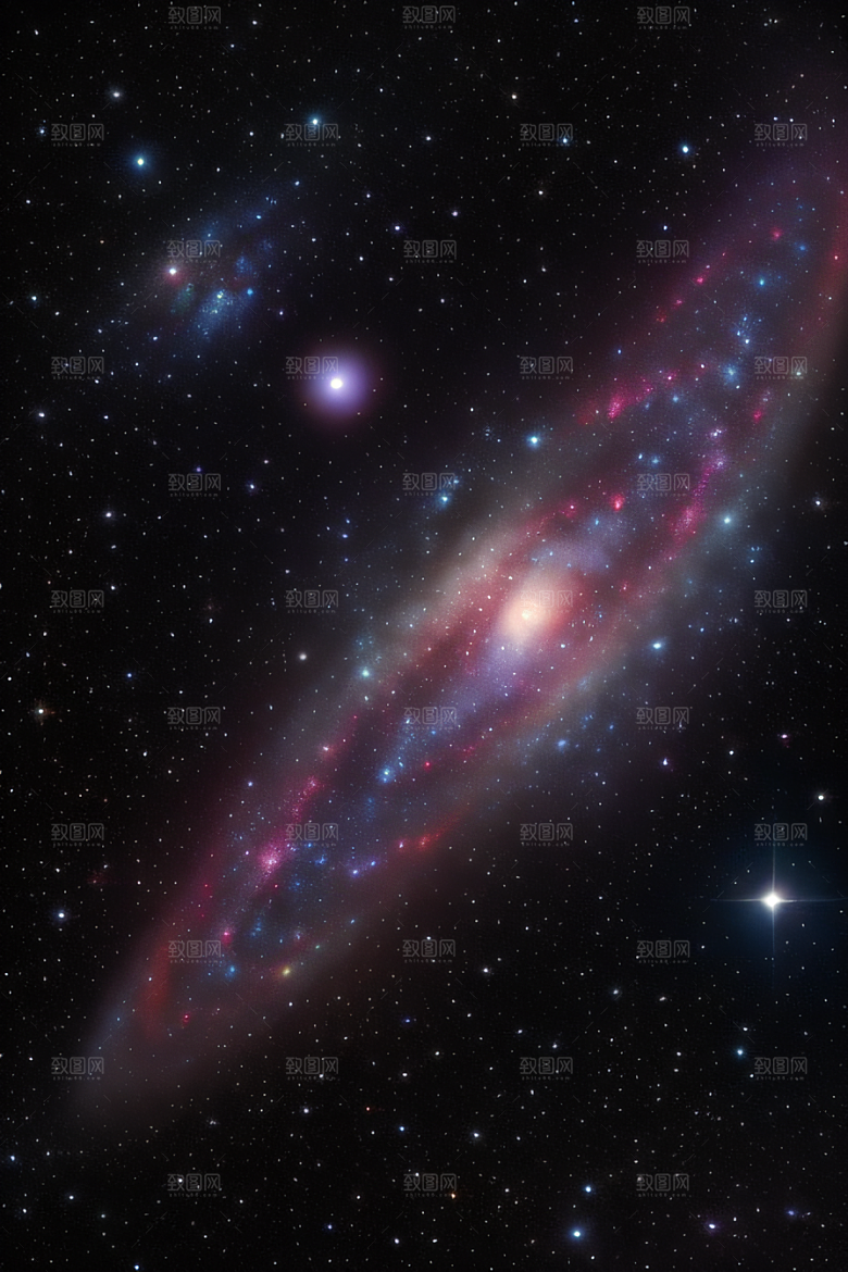 天体舞蹈宇宙幻境绘画风格