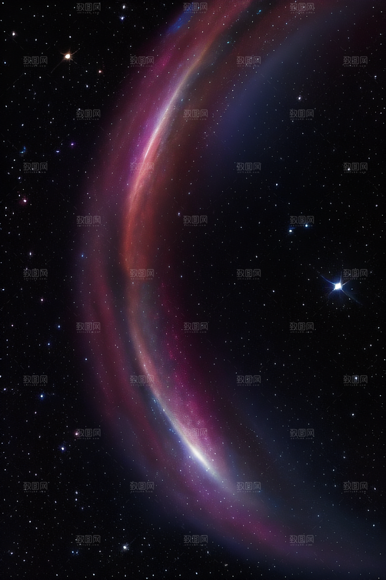 天体舞蹈宇宙幻境绘画风格