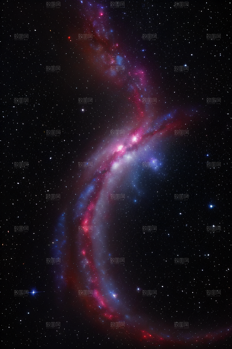 天体舞蹈宇宙幻境绘画风格