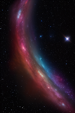 宇宙幻想神秘而令人惊叹的宇宙之旅风格