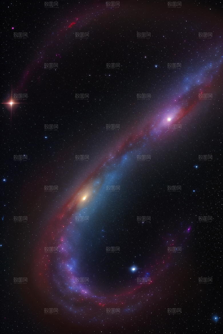 宇宙幻想神秘而令人惊叹的宇宙之旅风格