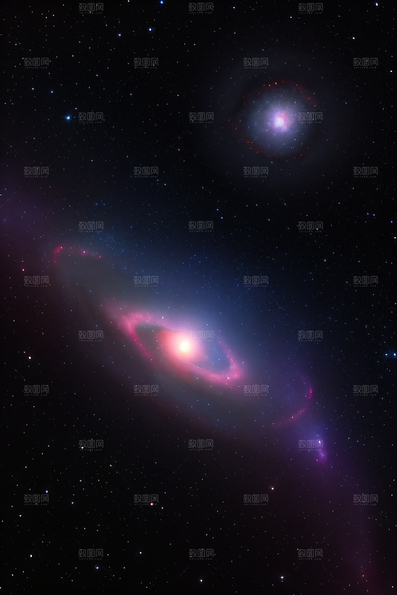宇宙幻想神秘而令人惊叹的宇宙之旅风格
