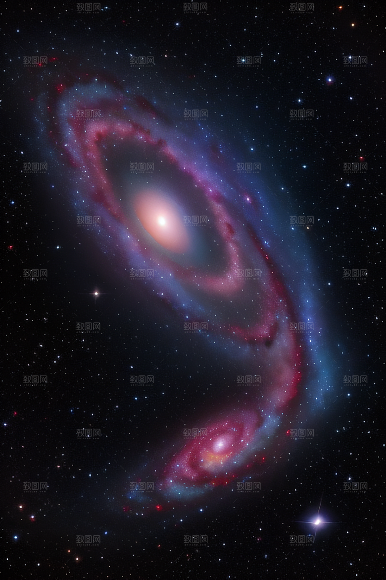 宇宙奥秘宇宙奇遇插画风格