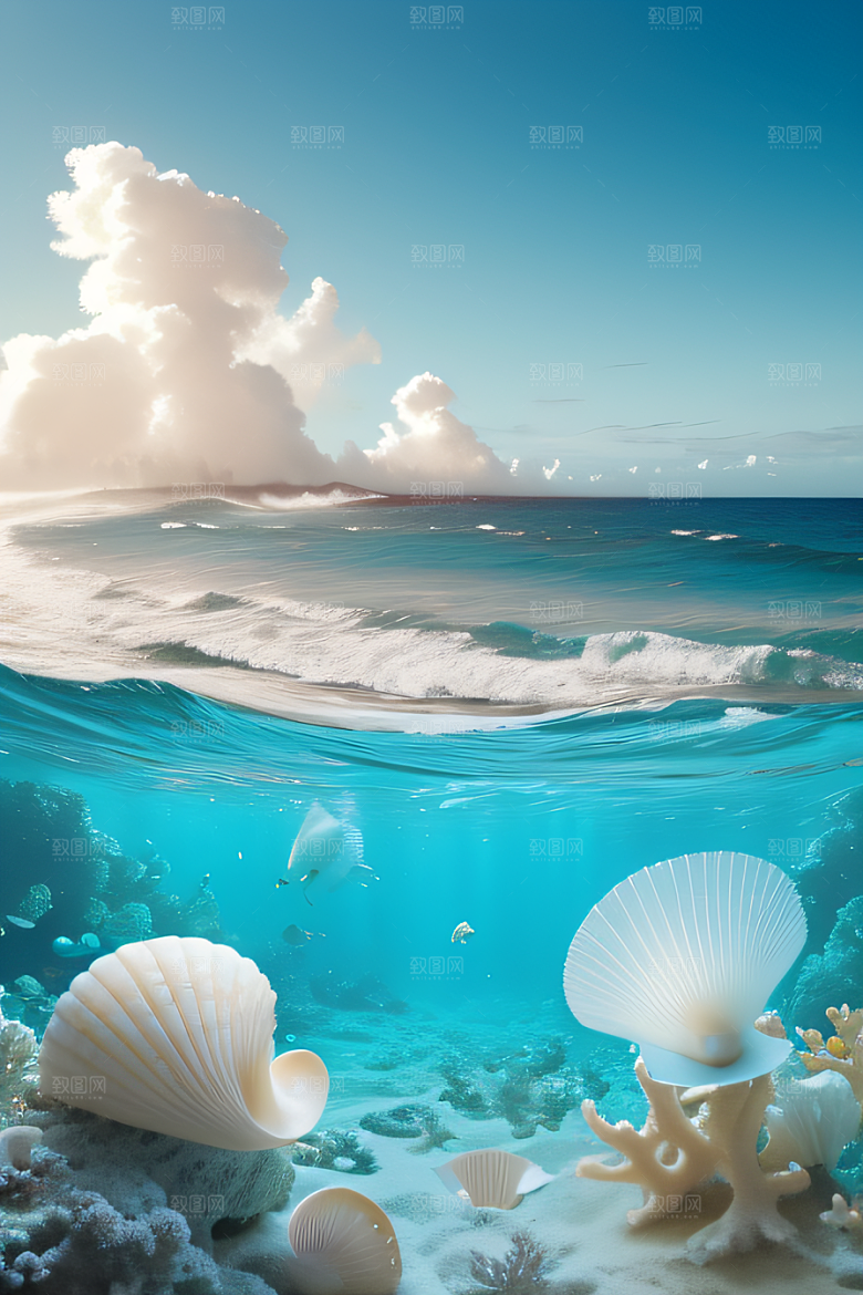 海洋魔力海岸线上的幻境之旅