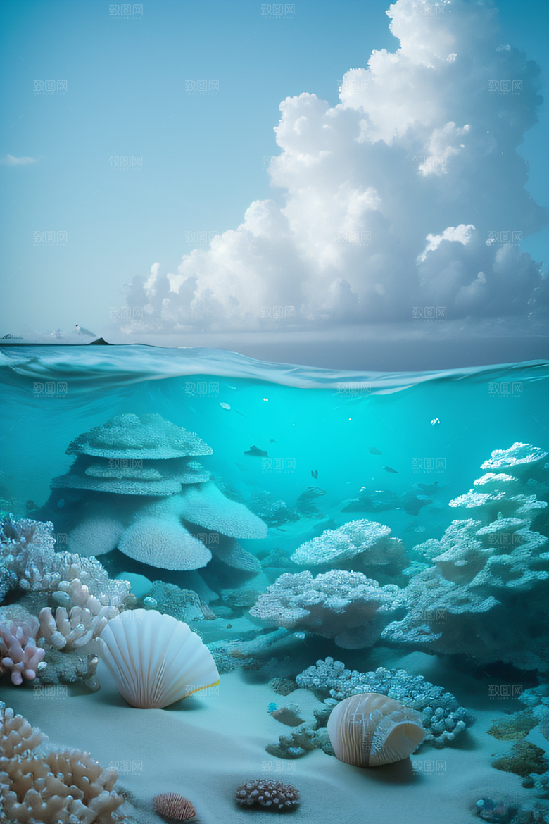 海洋魔力海岸线上的幻境之旅