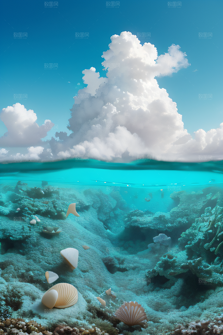海洋魔力海岸线上的幻境之旅