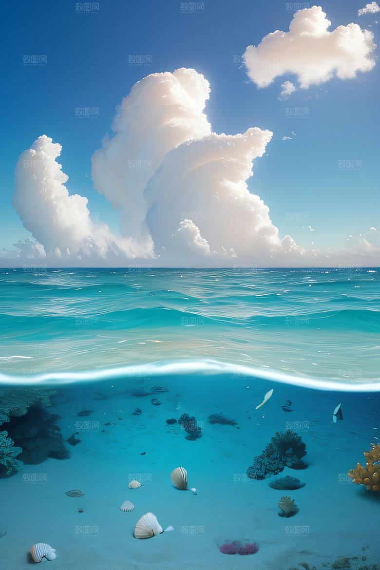 海洋魔力海岸线上的幻境之旅