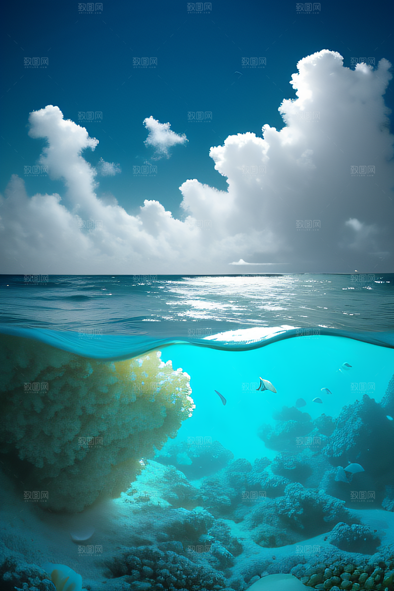 海洋魔力海岸线上的幻境之旅