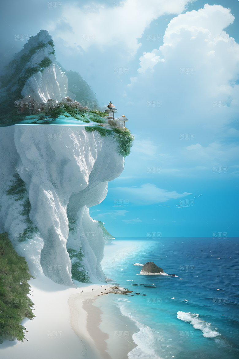 蓝色的诱惑宛如画中的海洋世界