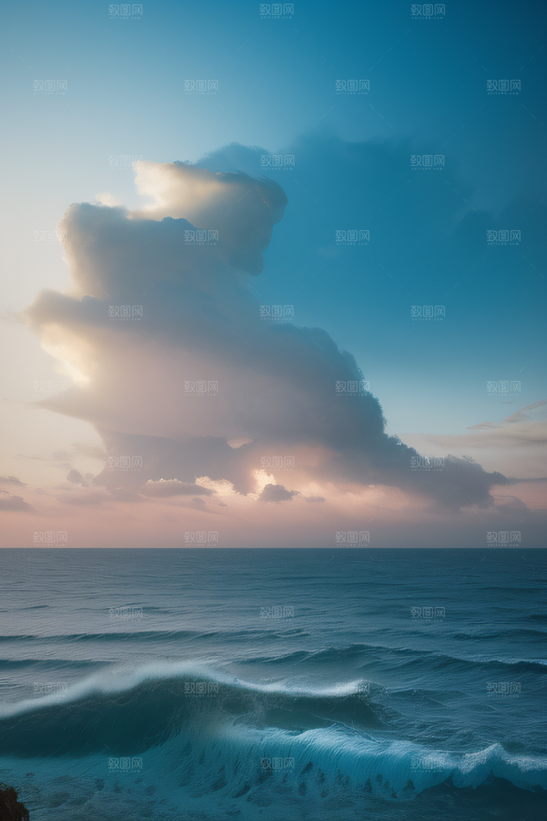 蓝色的诱惑宛如画中的海洋世界