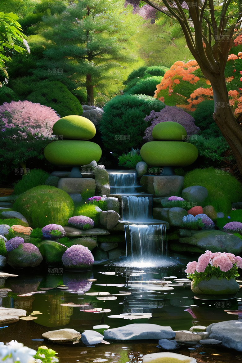 花海缤纷艺术的呈现