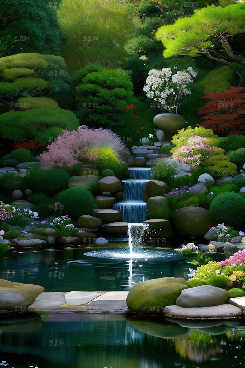 花海缤纷艺术的呈现
