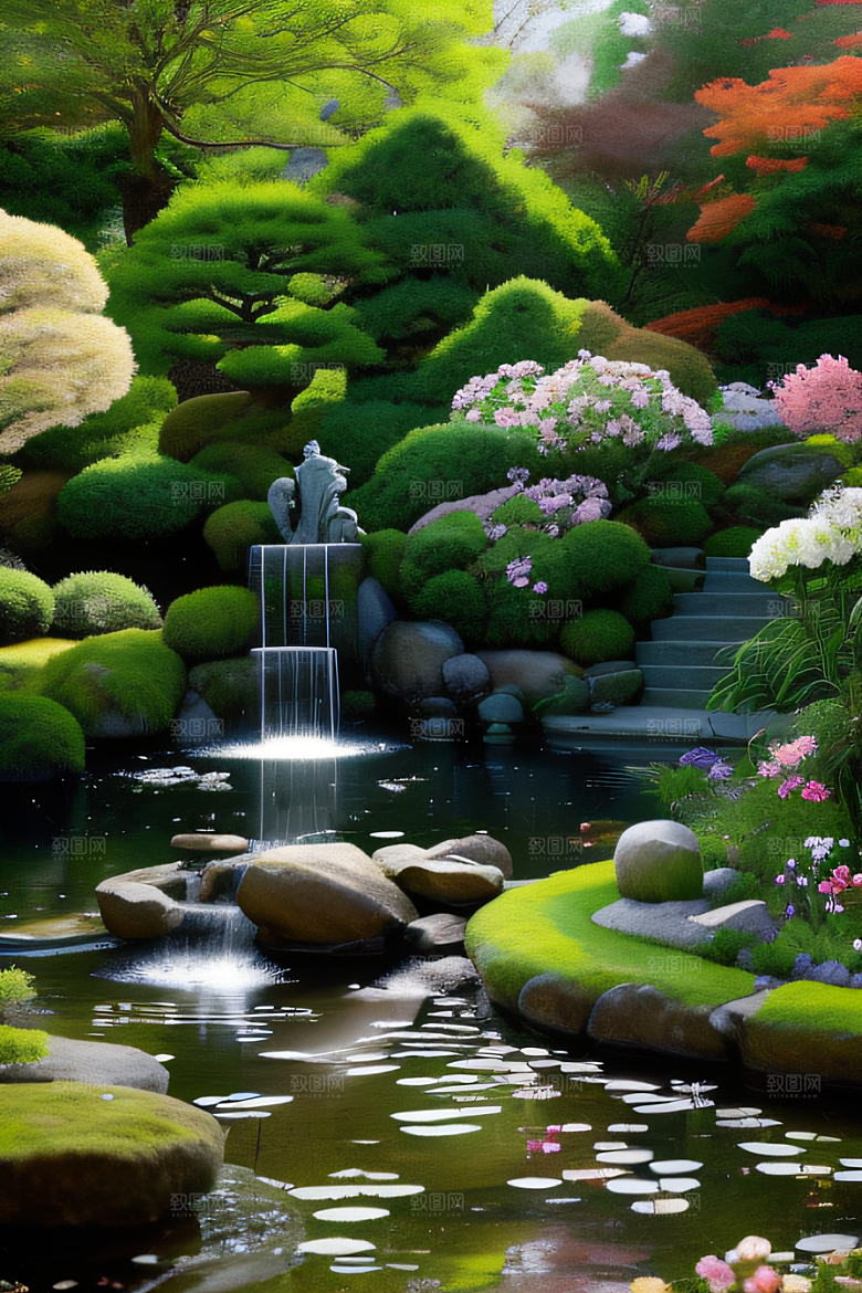 水的流动与静谧共舞