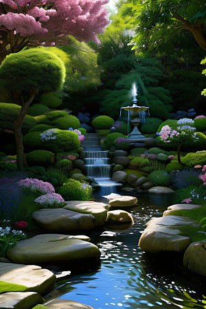 花开如画丰富多彩