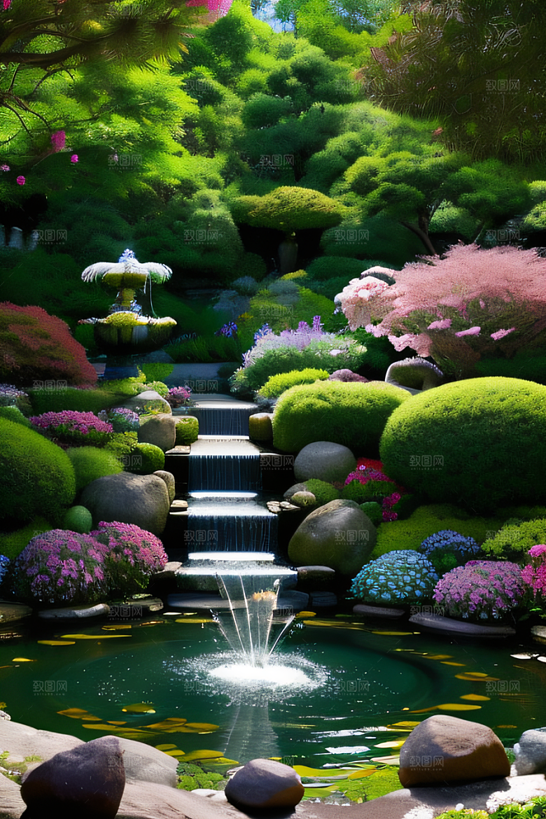 花海缤纷艺术的呈现