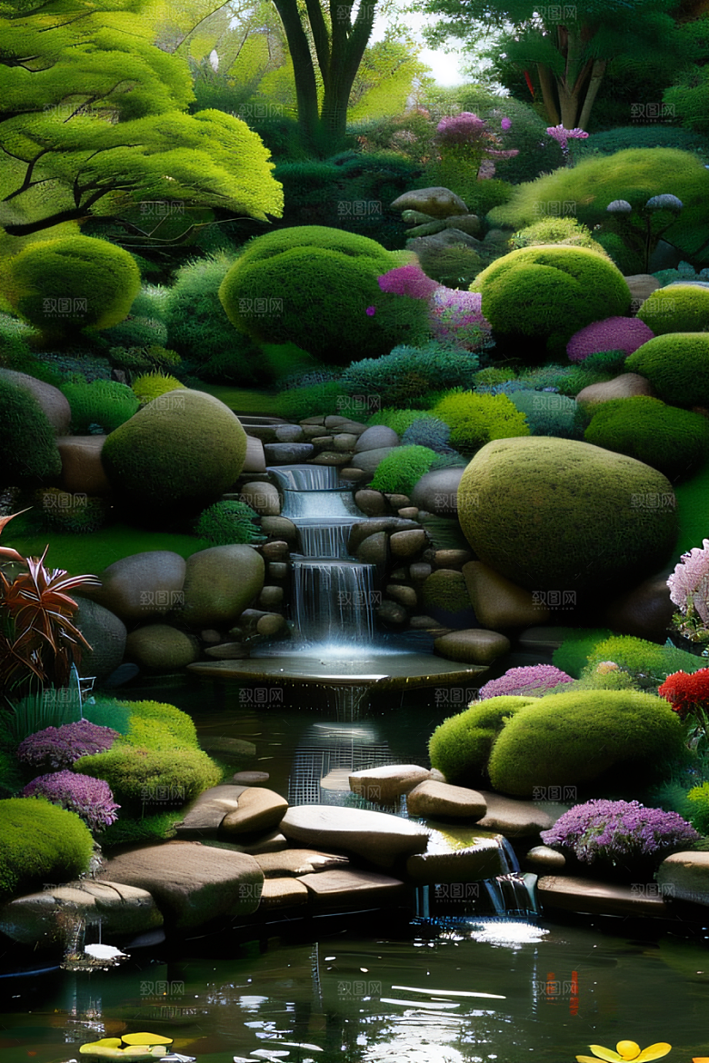 花海缤纷艺术的呈现