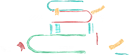 卡通手绘粉笔涂鸦文字简笔画图片素材元素