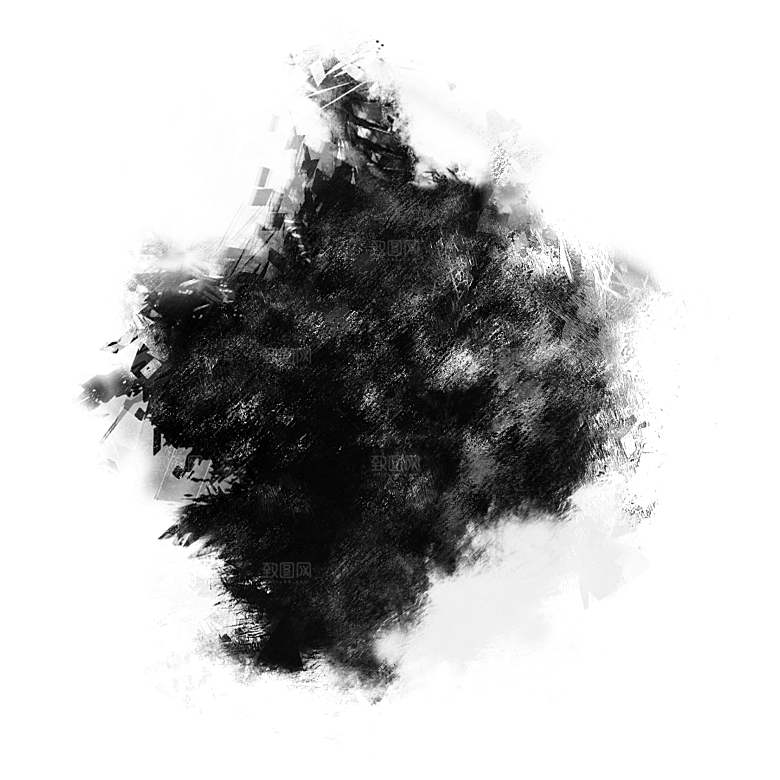 中国风古风水墨烟雾雾气云雾浓烟素材