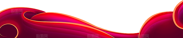 古典传统云纹线条边框装饰图案PNG