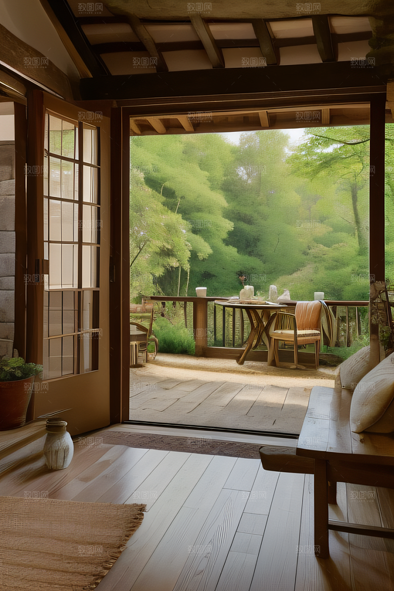 宁静小屋展现田园魅力