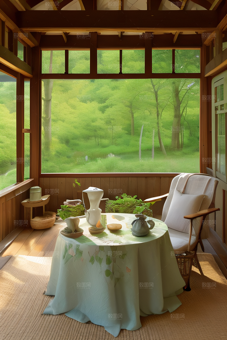 宁静小屋展现田园魅力