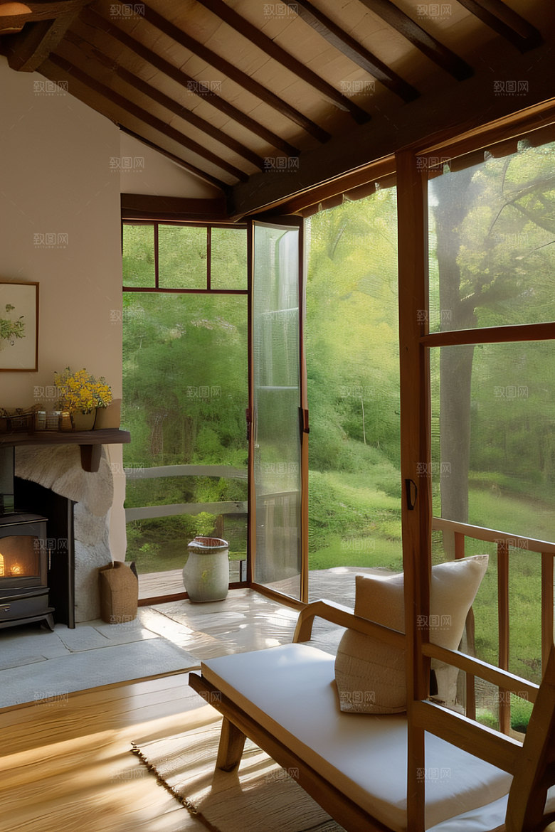 宁静小屋展现田园魅力