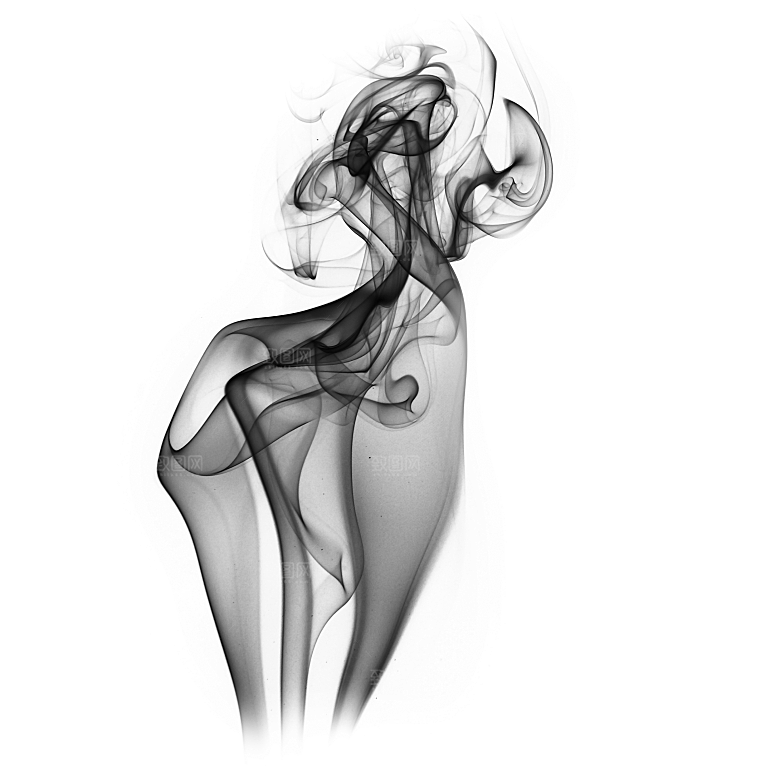 中国风古风水墨烟雾雾气云雾浓烟