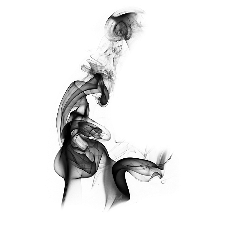 中国风古风水墨烟雾雾气云雾浓烟素材