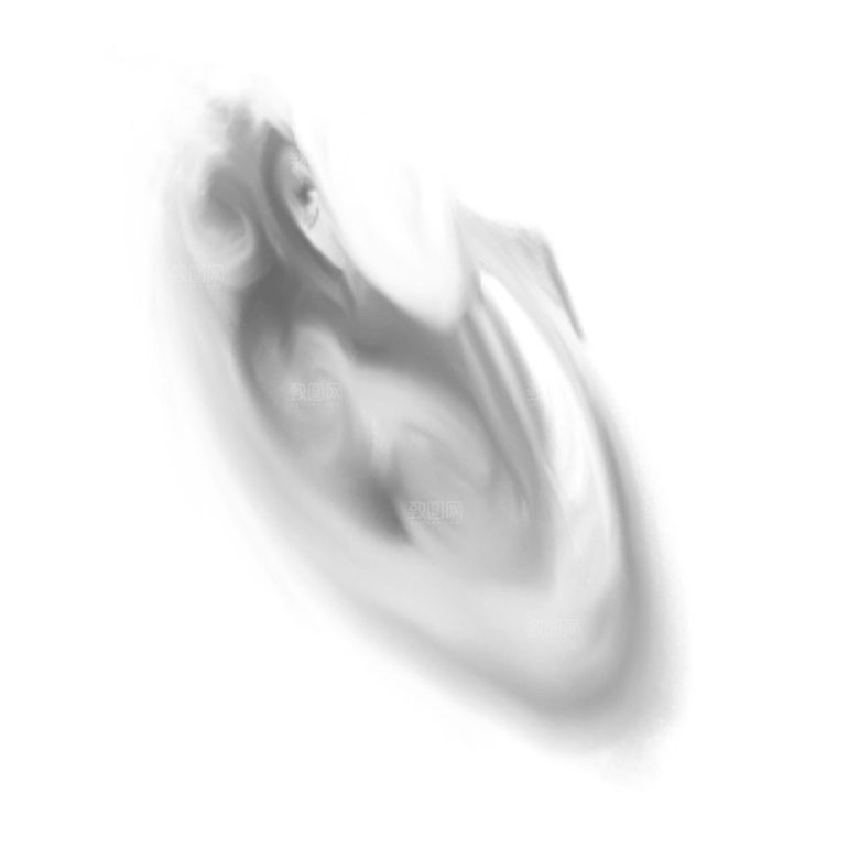 中国风古风水墨烟雾雾气云雾浓烟素材