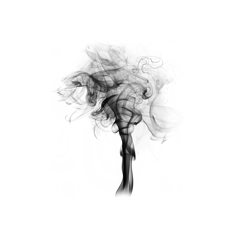 中国风古风水墨烟雾雾气云雾浓烟素材元素