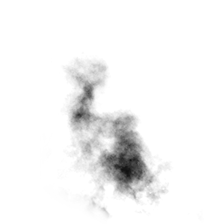 中国风古风水墨烟雾雾气云雾浓烟素材元素