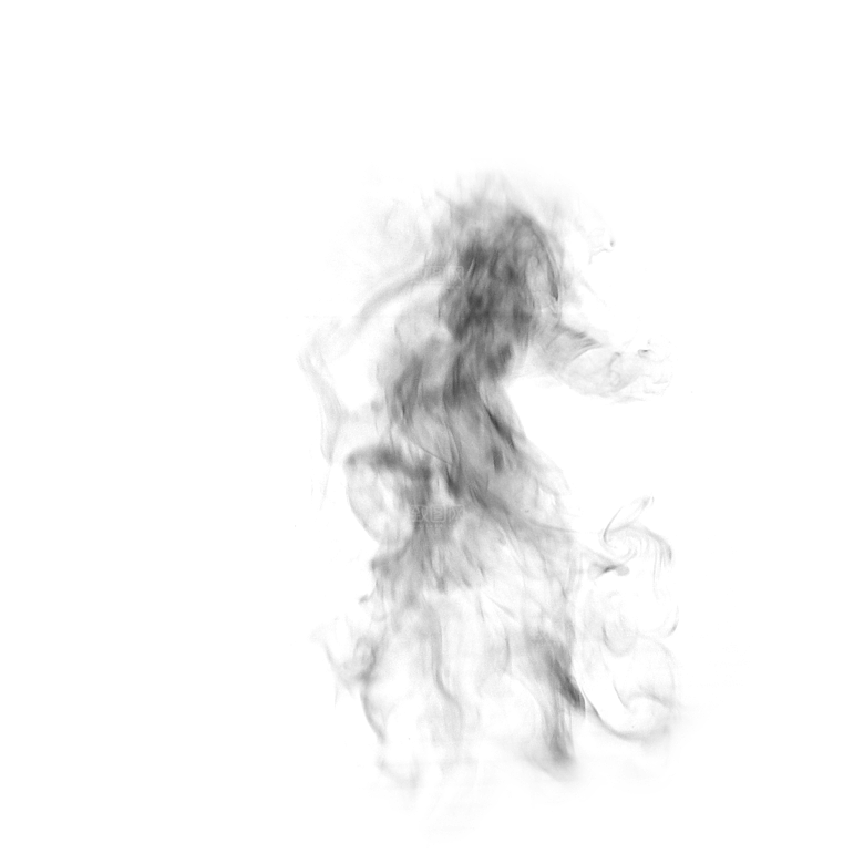 中国风古风水墨烟雾雾气云雾浓烟素材元素