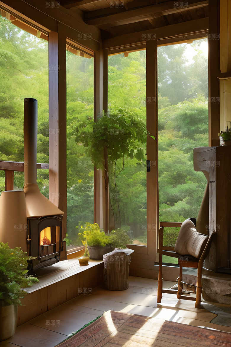 乡居宜居宁静小屋中的舒适人居