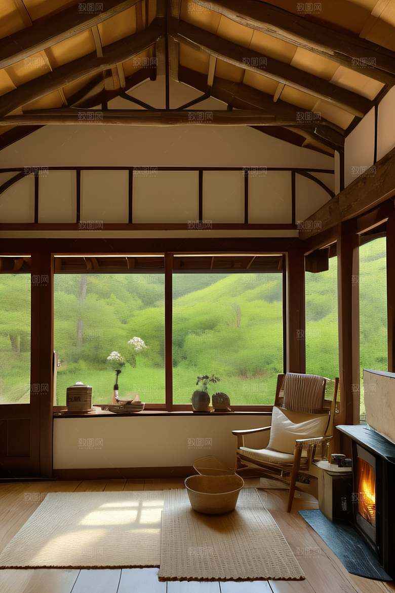 乡居宜居宁静小屋中的舒适人居
