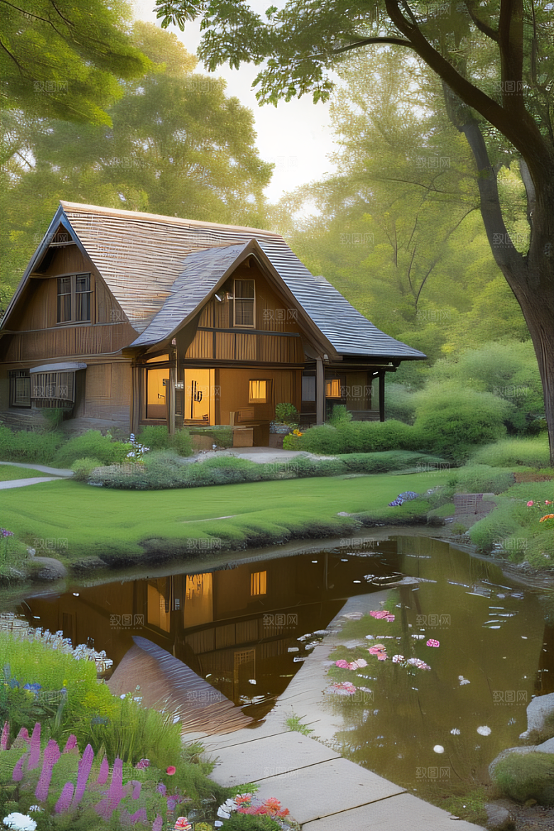 乡居宜居宁静小屋中的舒适人居